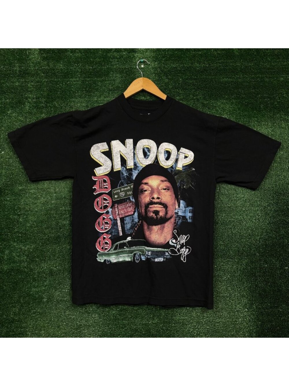 Snoop Dogg Gin and Juice Double Sided Rap T-Shirt Size Medium